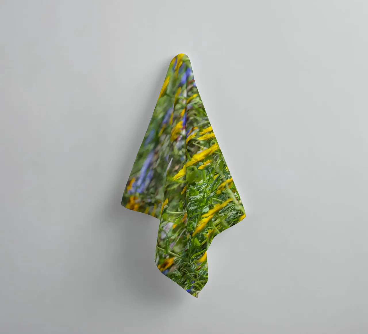 Untamed Beauty: Wildflower Field Elegance towel by Curious Collections by Marielle Leenders