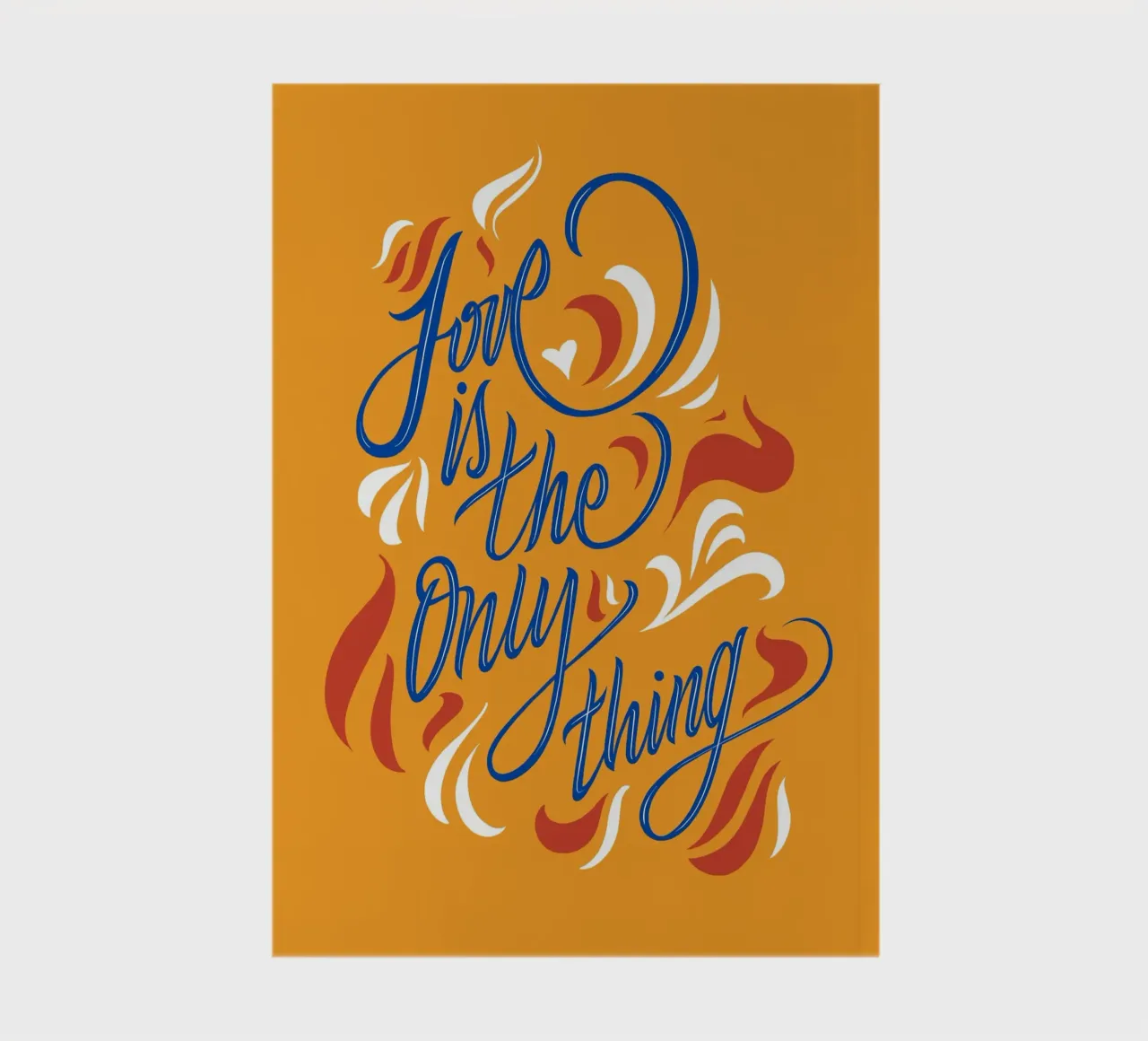 Love is the only thing notebook by Glettering