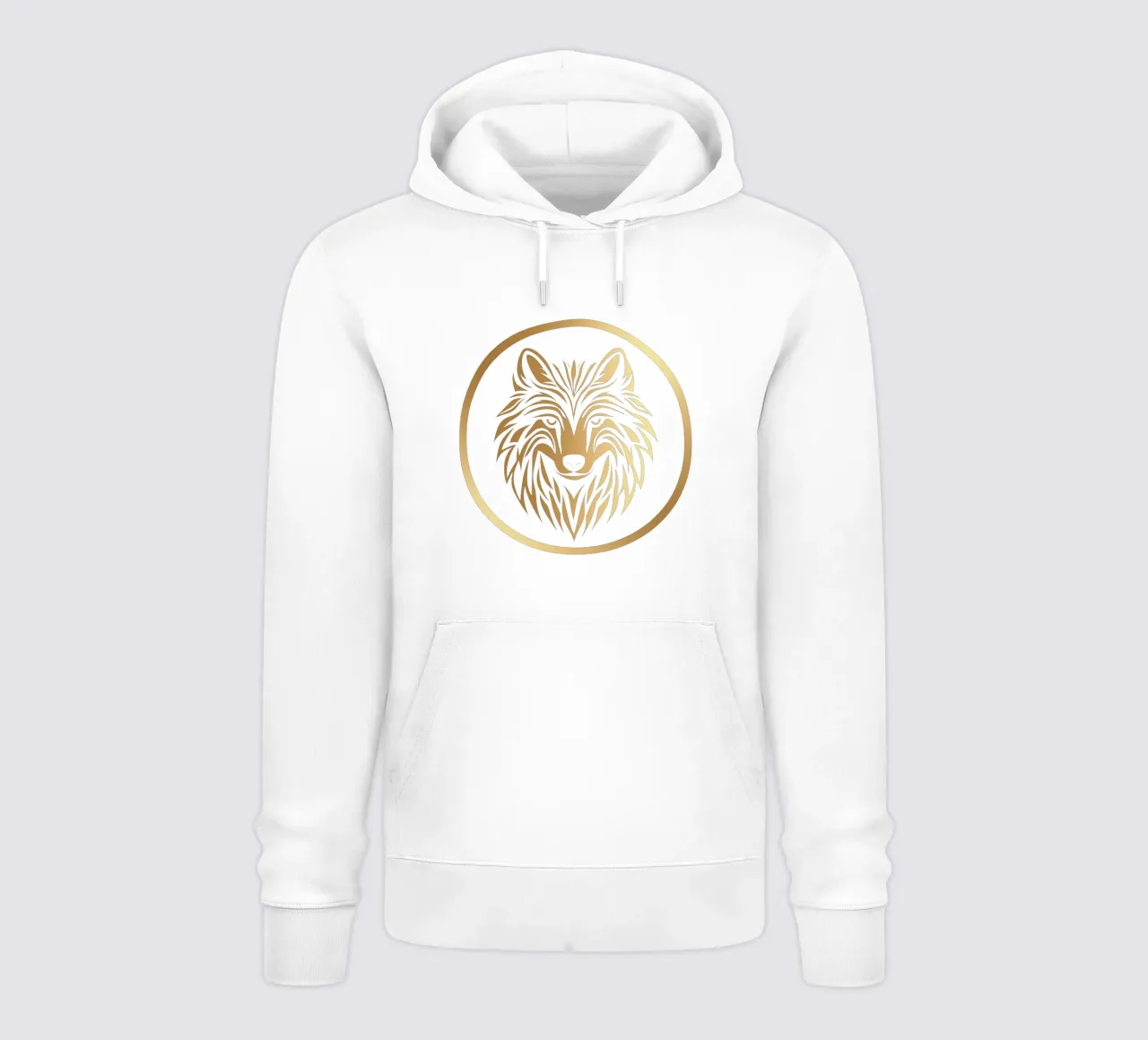 Logo del Lupo d'Oro felpa con cappuccio da Autofocus