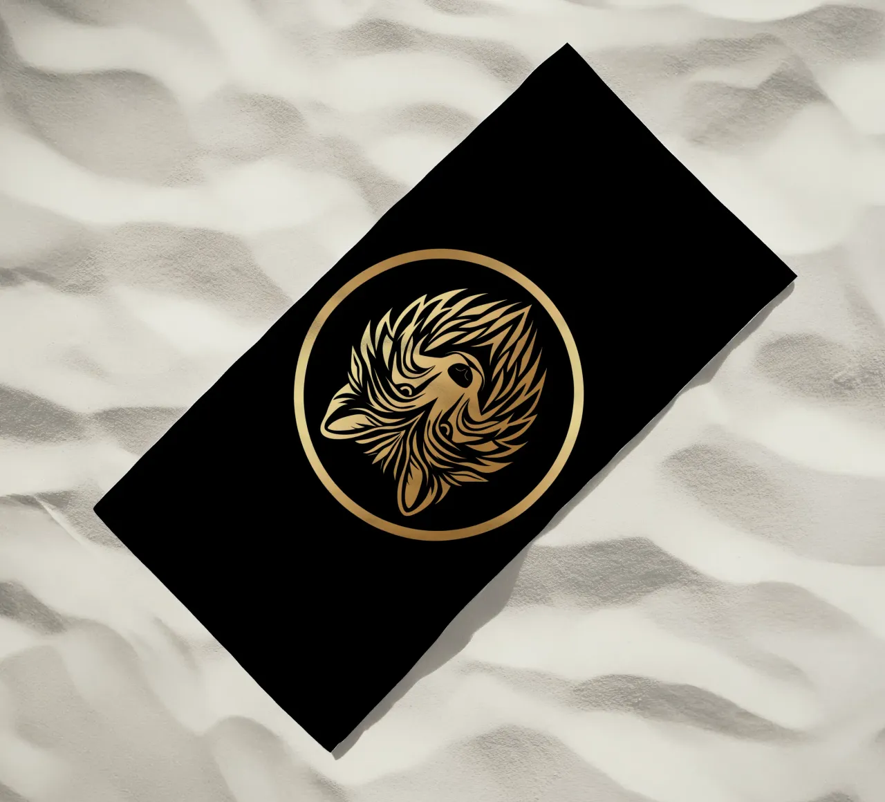 Logo del Lupo d'Oro telo mare da Autofocus
