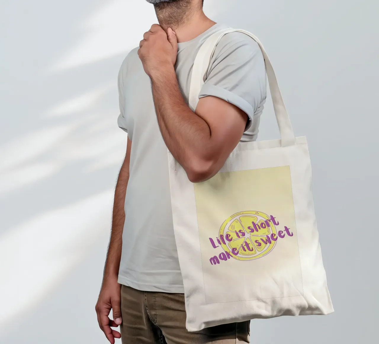Life is short make it sweet tote bag by ArtDesign by KBK