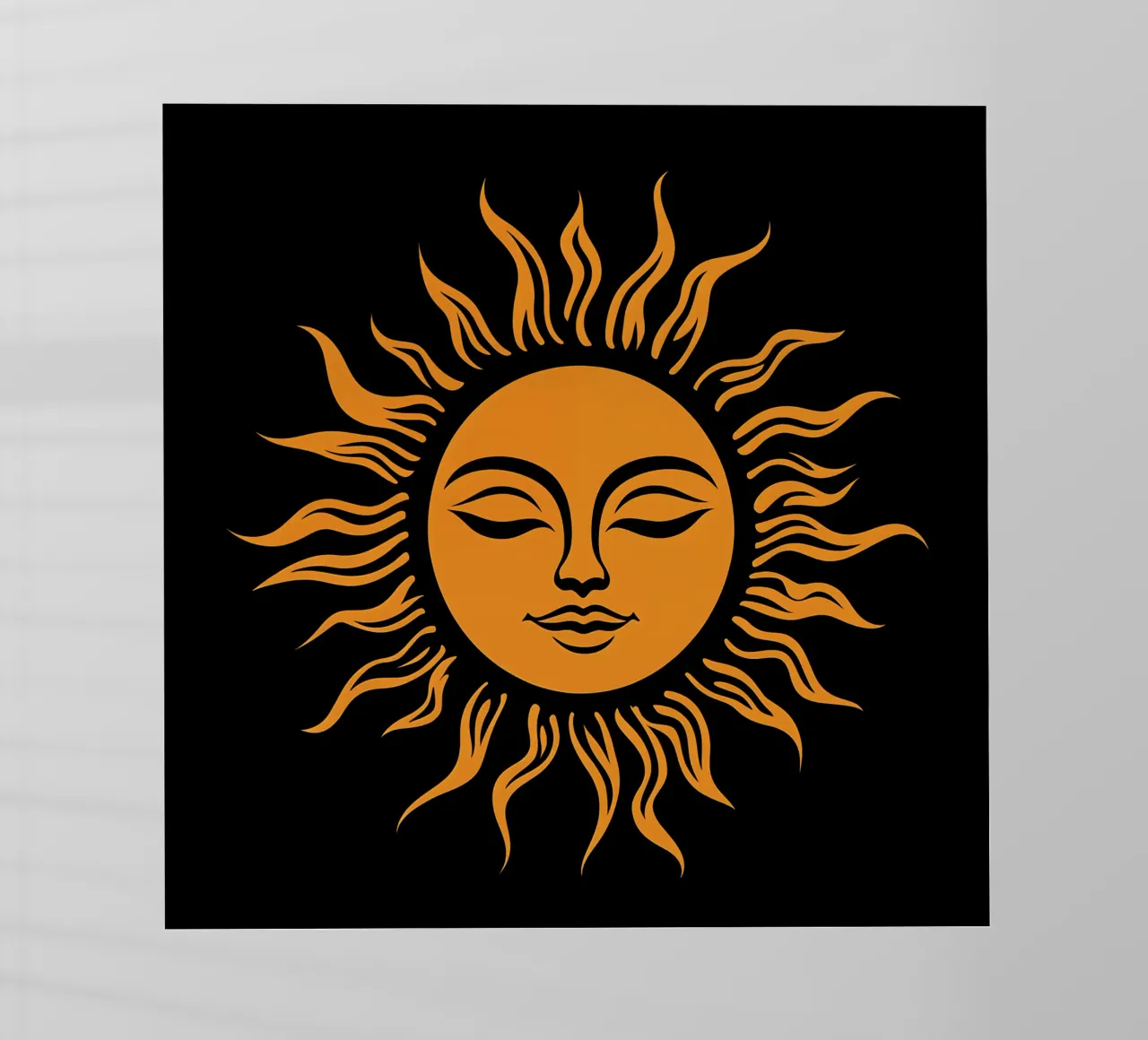 Logo del sole femminile e amichevole pellicola backlit da Autofocus