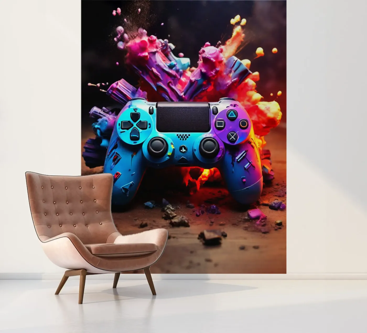 Gaming Art fotobehang van ArtDesign by KBK