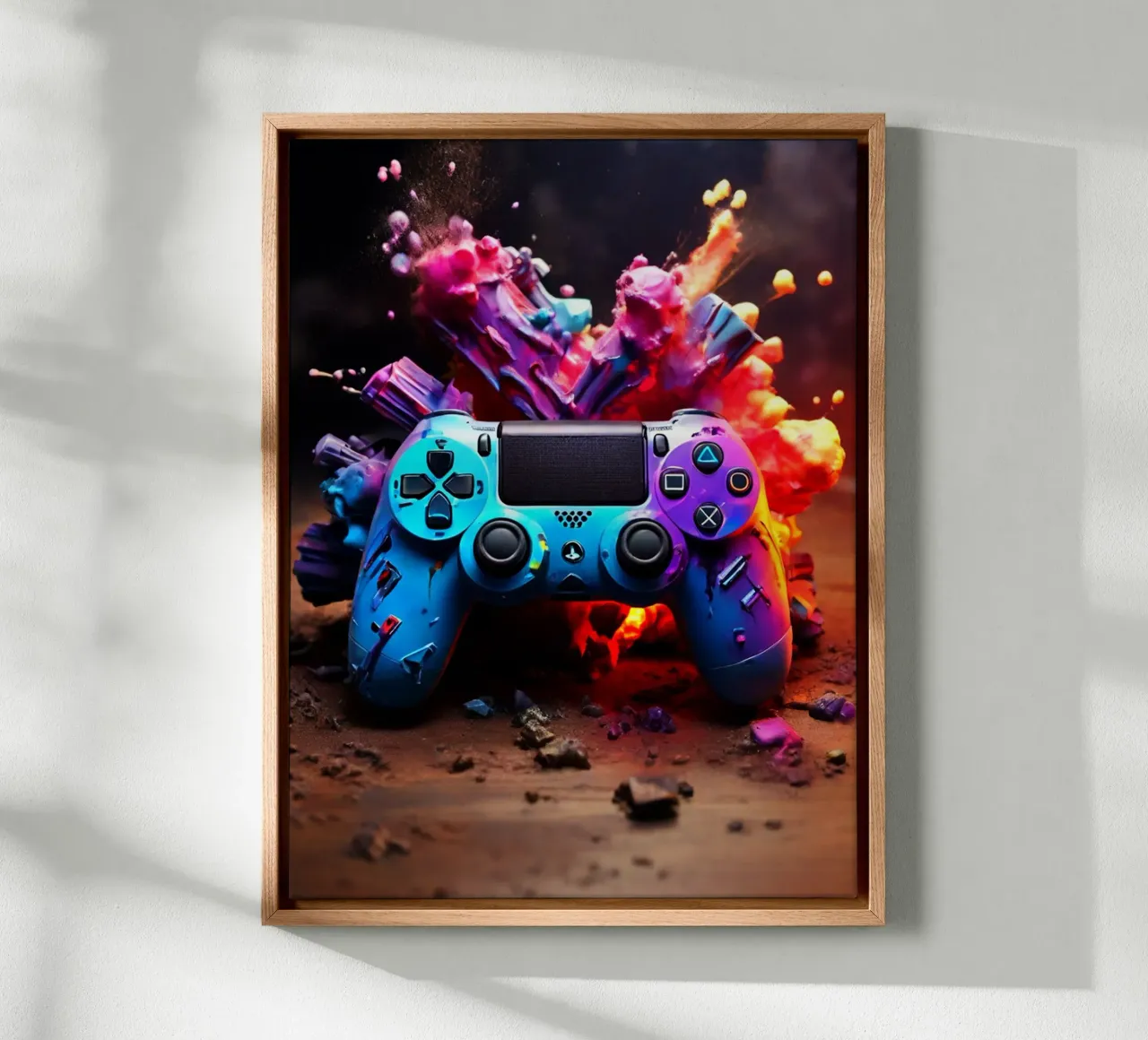 Arte del gioco tela con Cornice a cassetta da ArtDesign by KBK