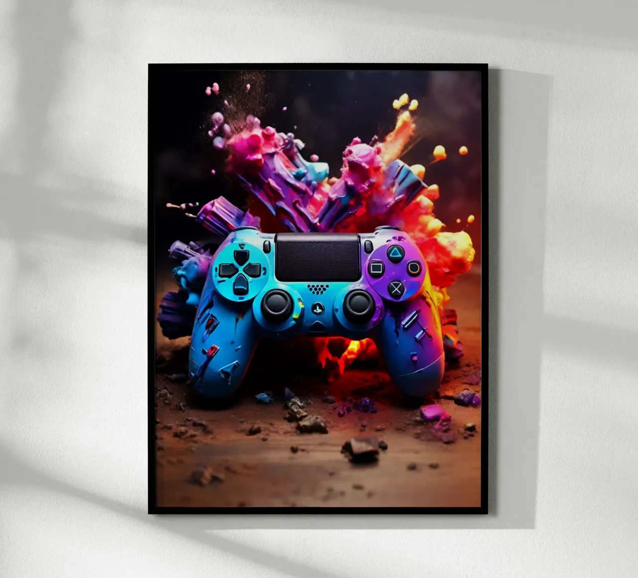 Arte del gioco poster con telaio in alluminio da ArtDesign by KBK