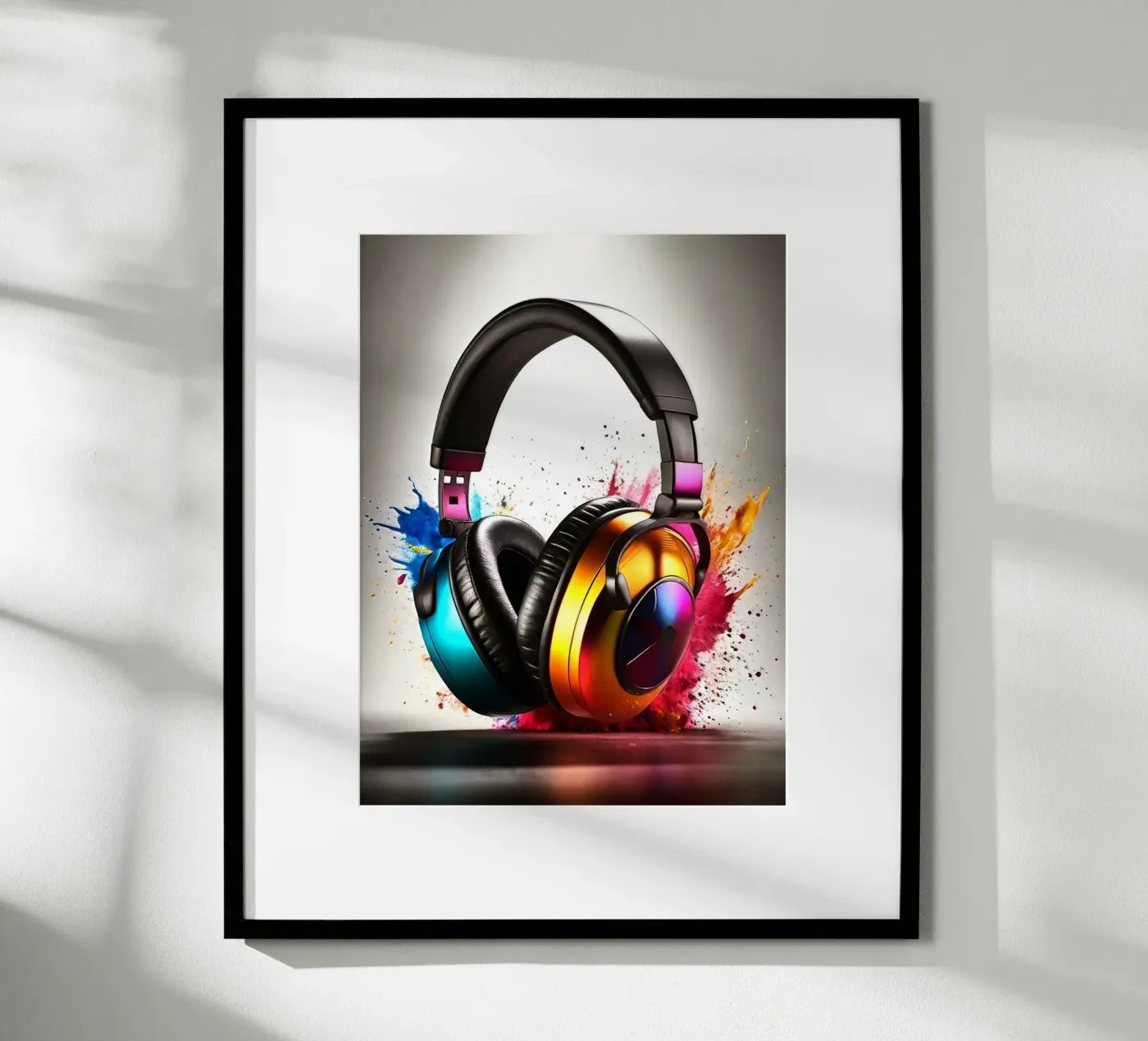 Kopfhörer Poster von ArtDesign by KBK
