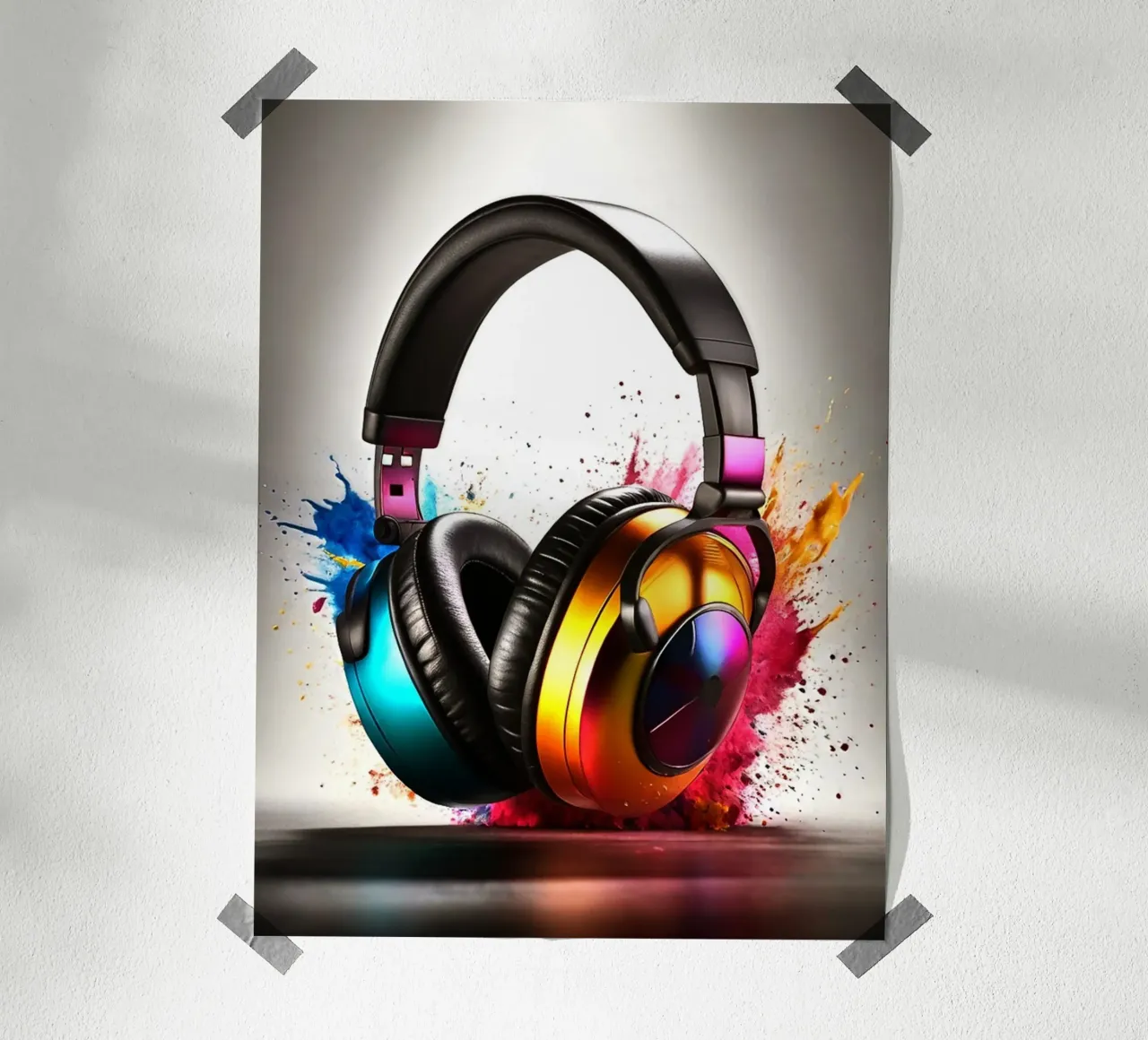 Cuffie poster da ArtDesign by KBK