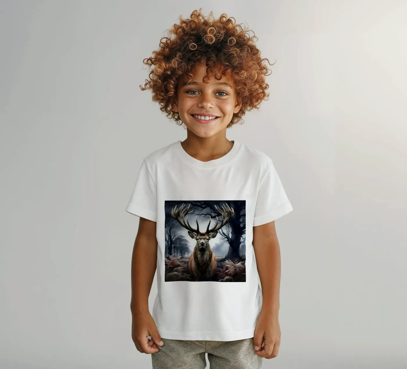 Stag Deer t-shirt bambini da ARTOMATIC