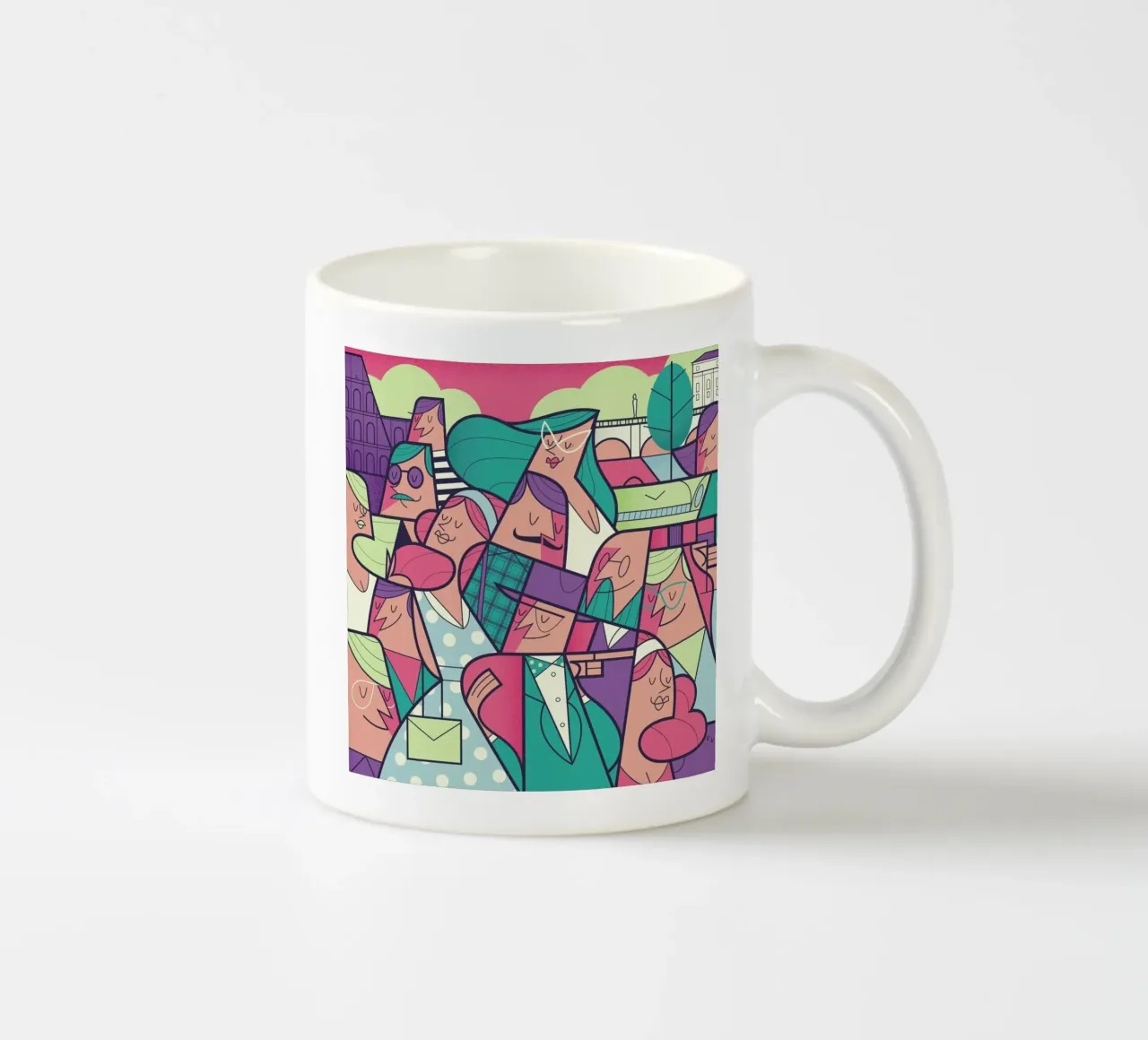 Dolce Vita tazza in ceramica da Ale Giorgini