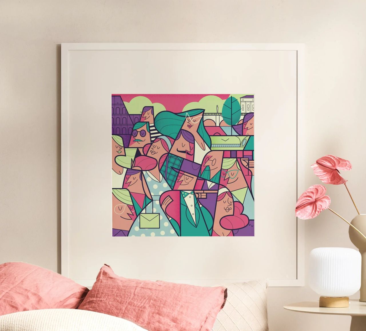 Dolce Vita poster by Ale Giorgini