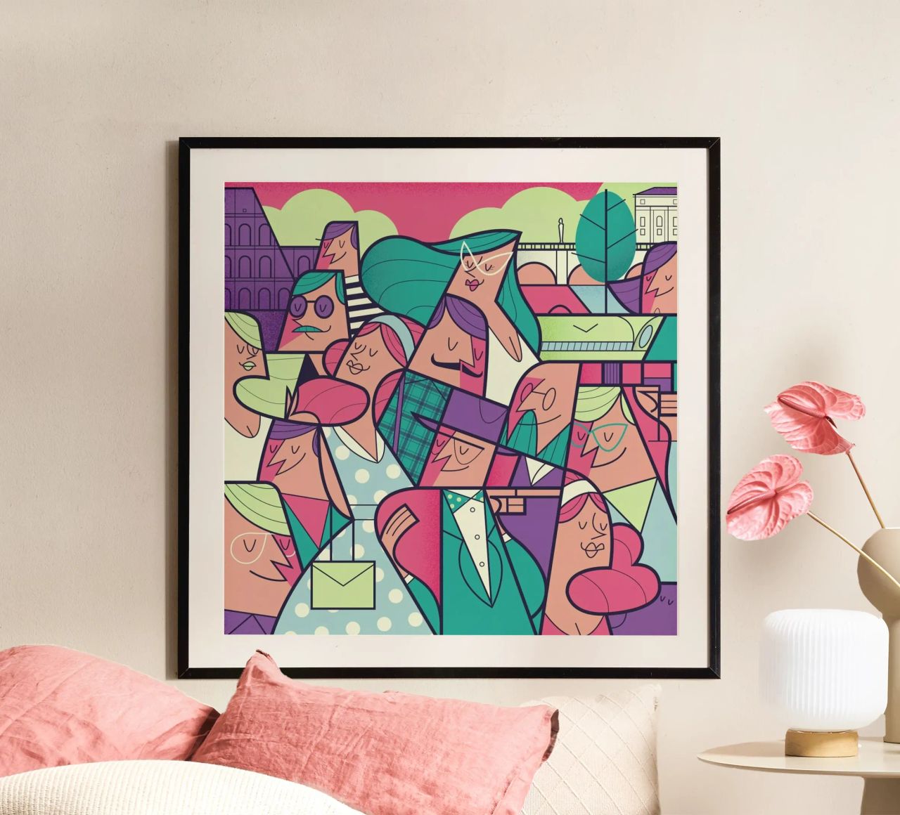 Dolce Vita poster by Ale Giorgini