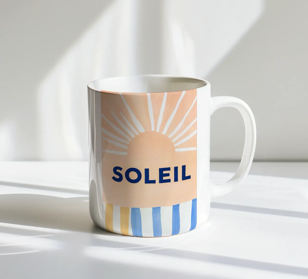 Pastello Soleil Amore tazza in ceramica da Carinaprint