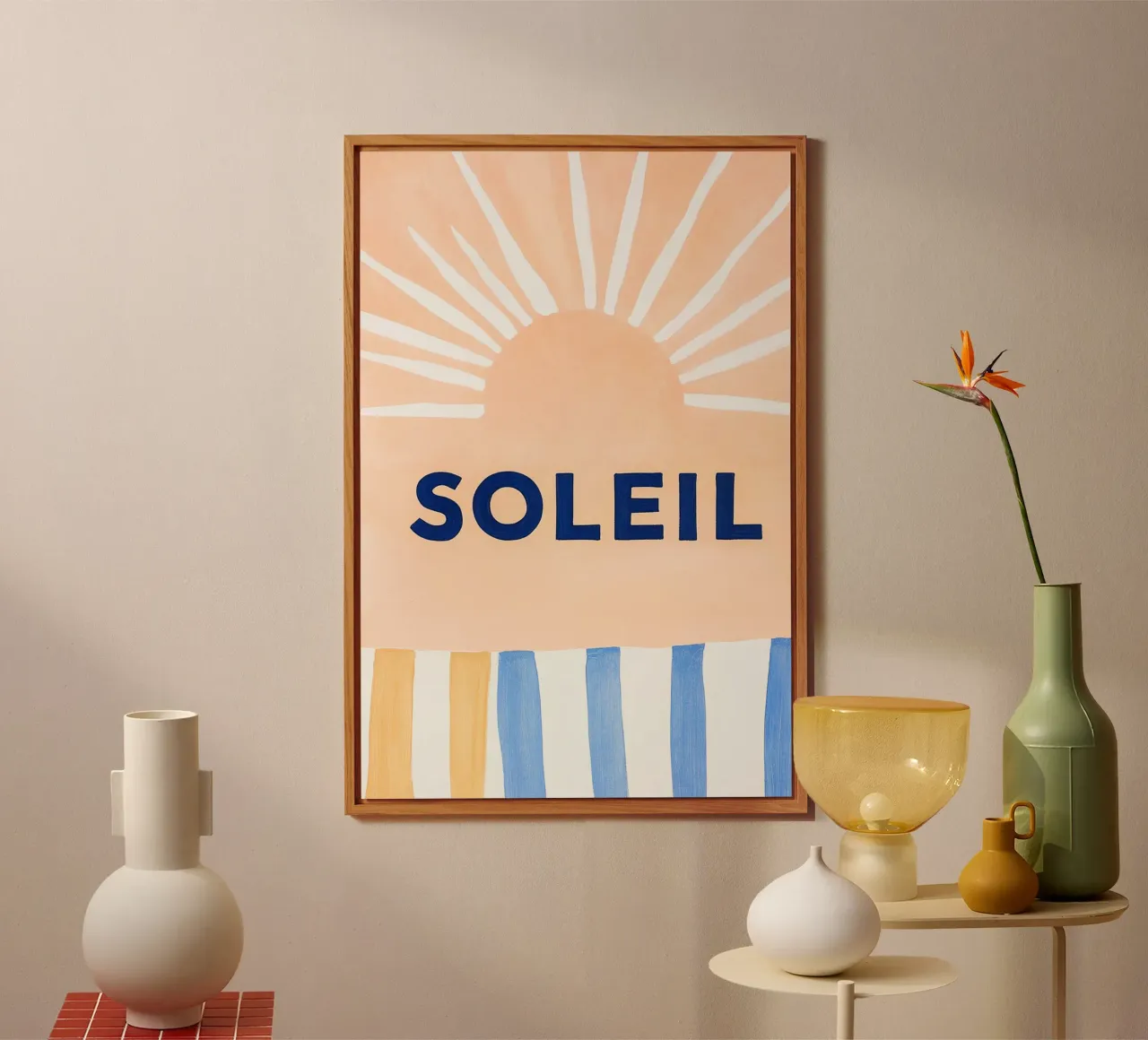 Pastello Soleil Amore alluminio dibond da Carinaprint