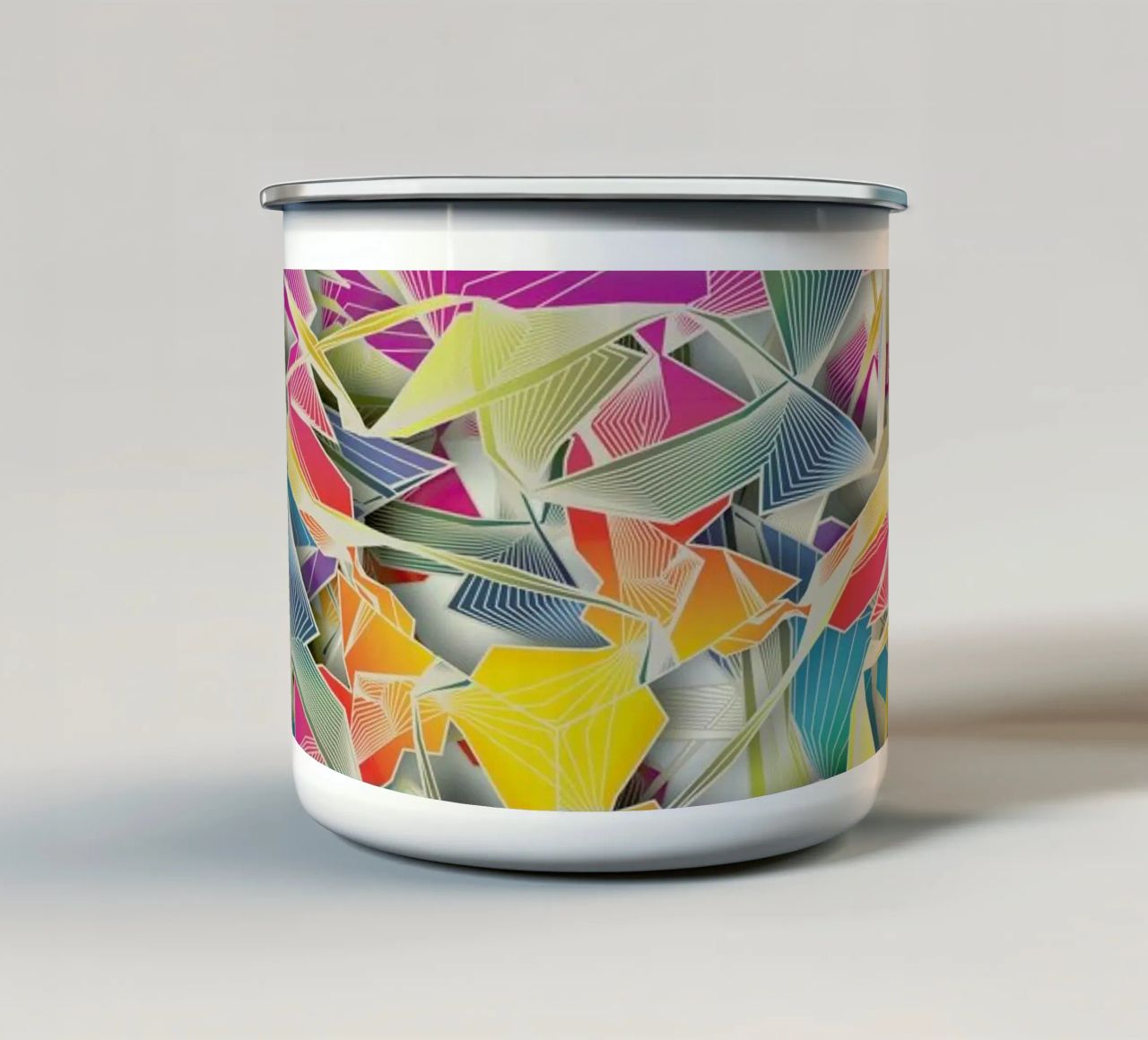 Curiosity tazza in smalto da Angelo Cerantola