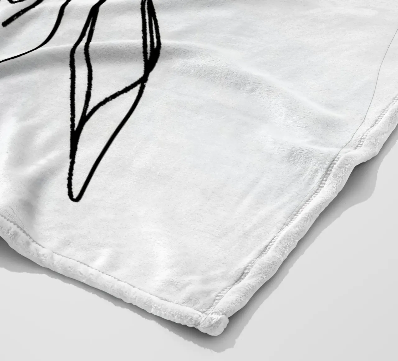 Cane tedesco Line Art coperta in pile da WijdevenDesign