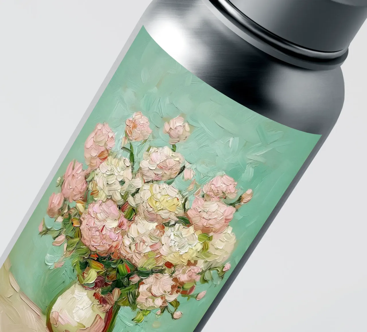 Blooming pink bouquet sticker by Carinaprint