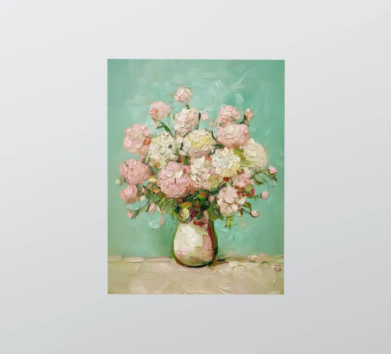 Blooming pink bouquet sticker by Carinaprint