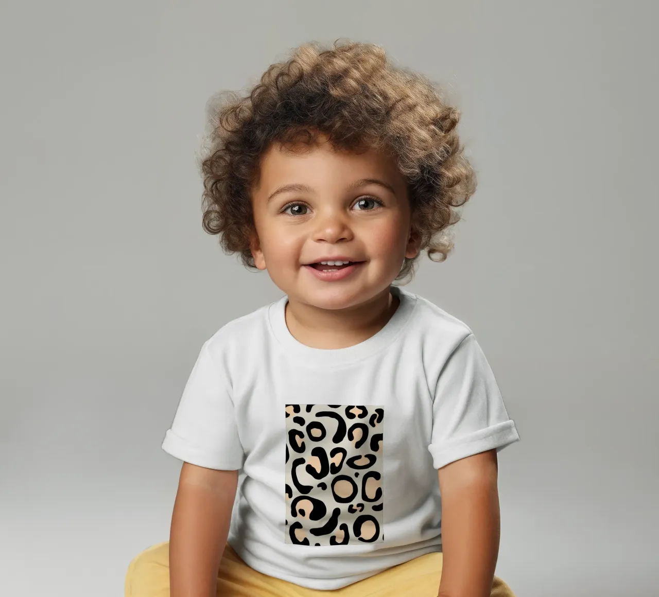 Leopard I maglietta neonato da BAINAI