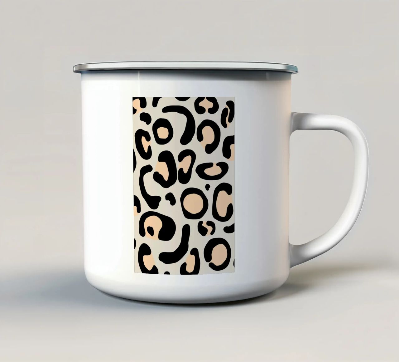 Leopard I tazza in smalto da BAINAI