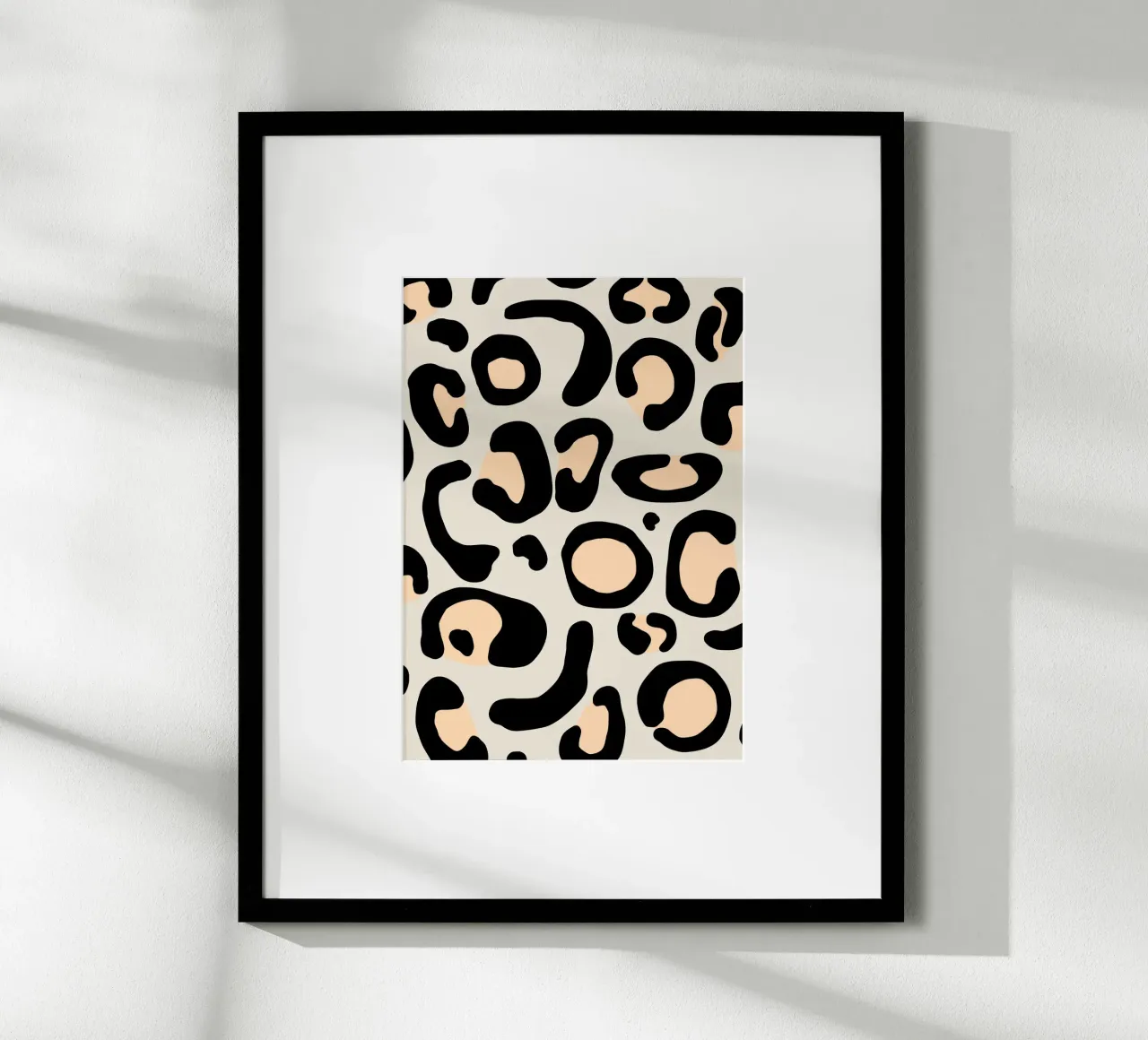 Leopard I poster con telaio in alluminio da BAINAI