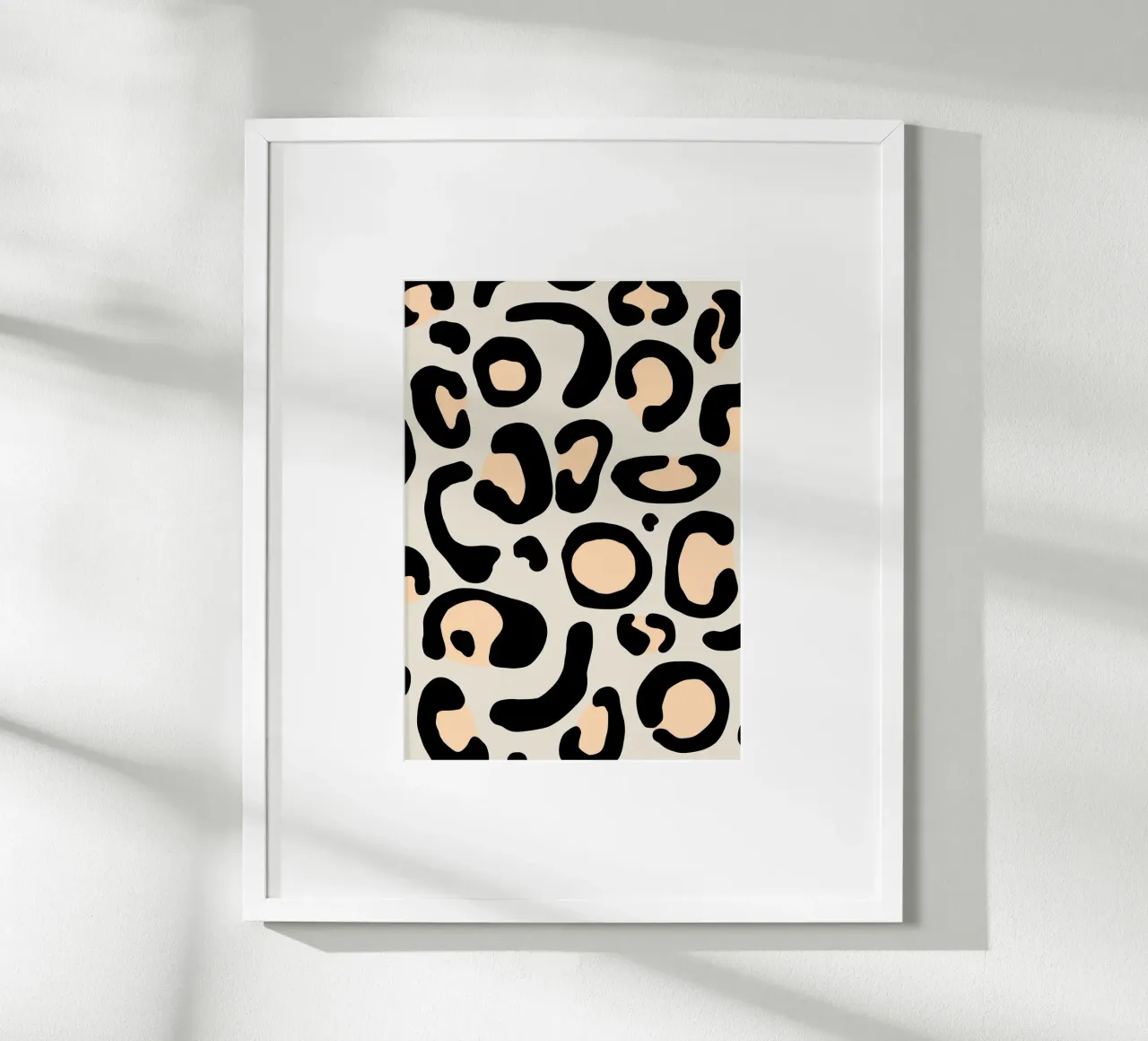 Leopard I poster con telaio in alluminio da BAINAI
