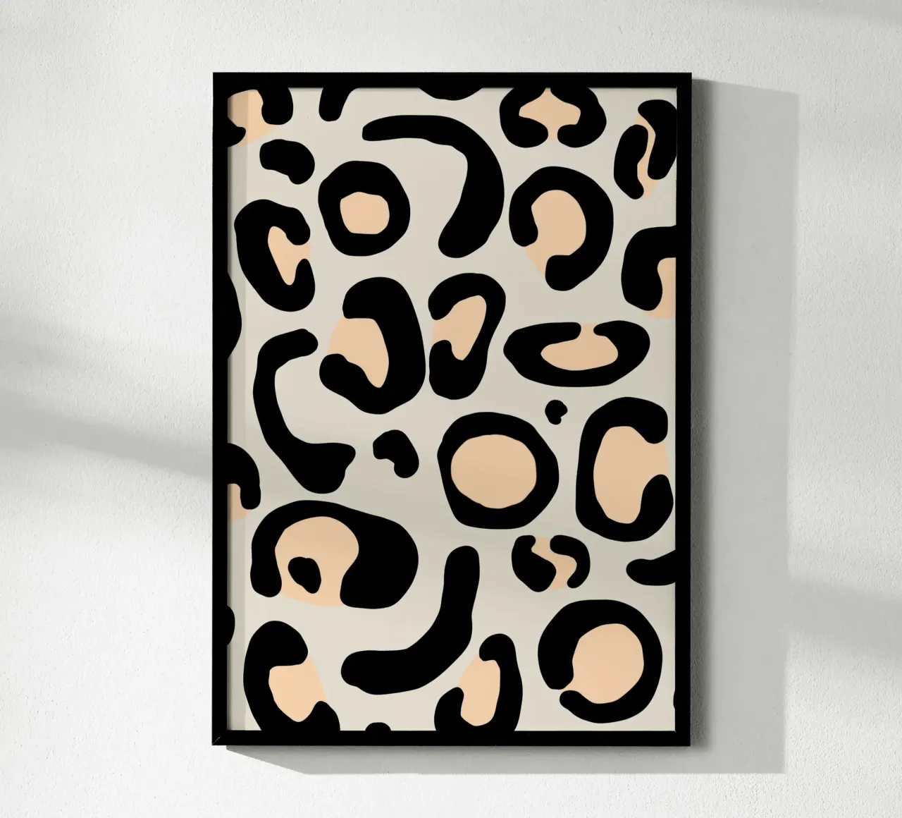 Leopard I poster con telaio in alluminio da BAINAI