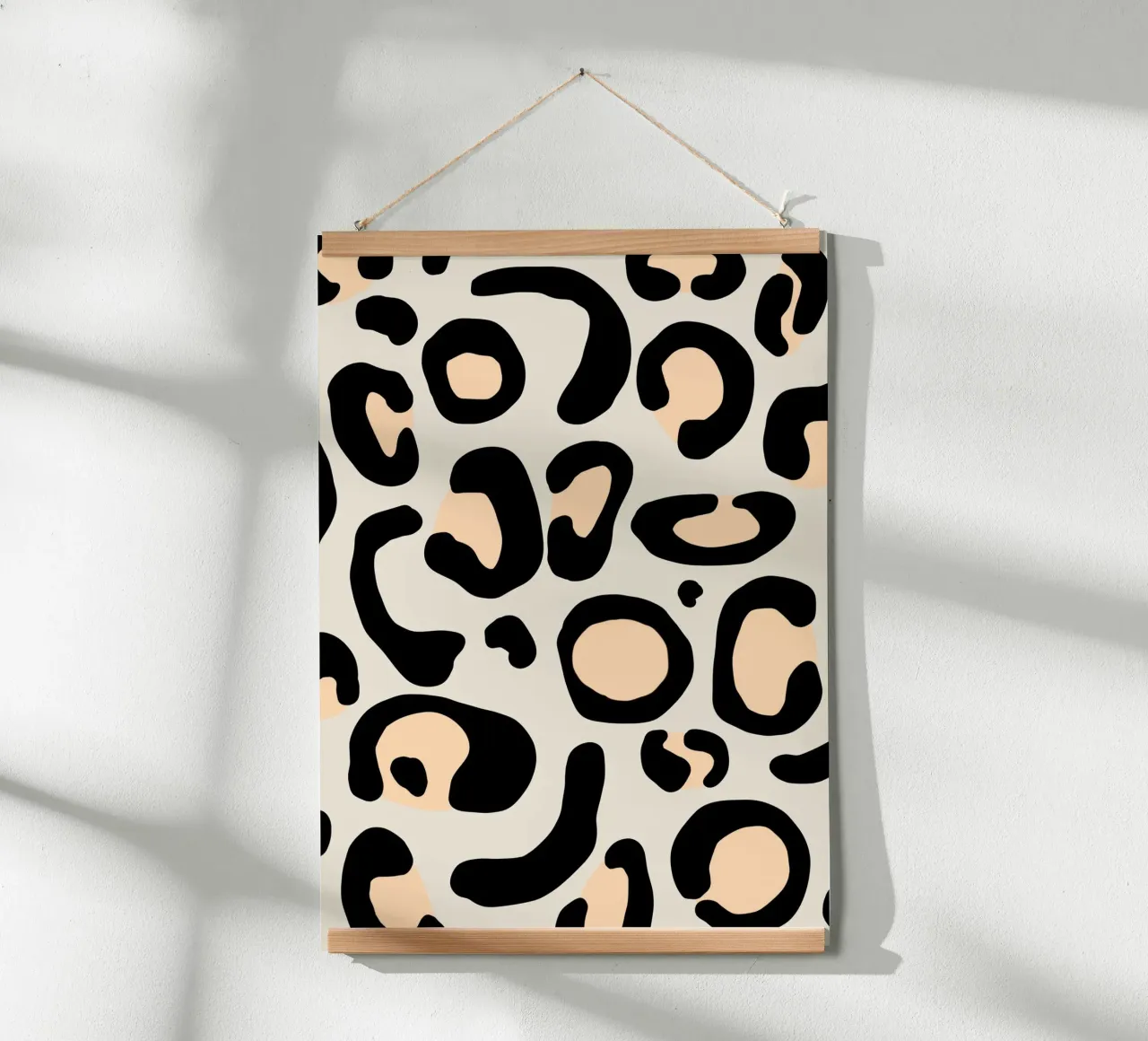 Leopard I poster con telaio in alluminio da BAINAI