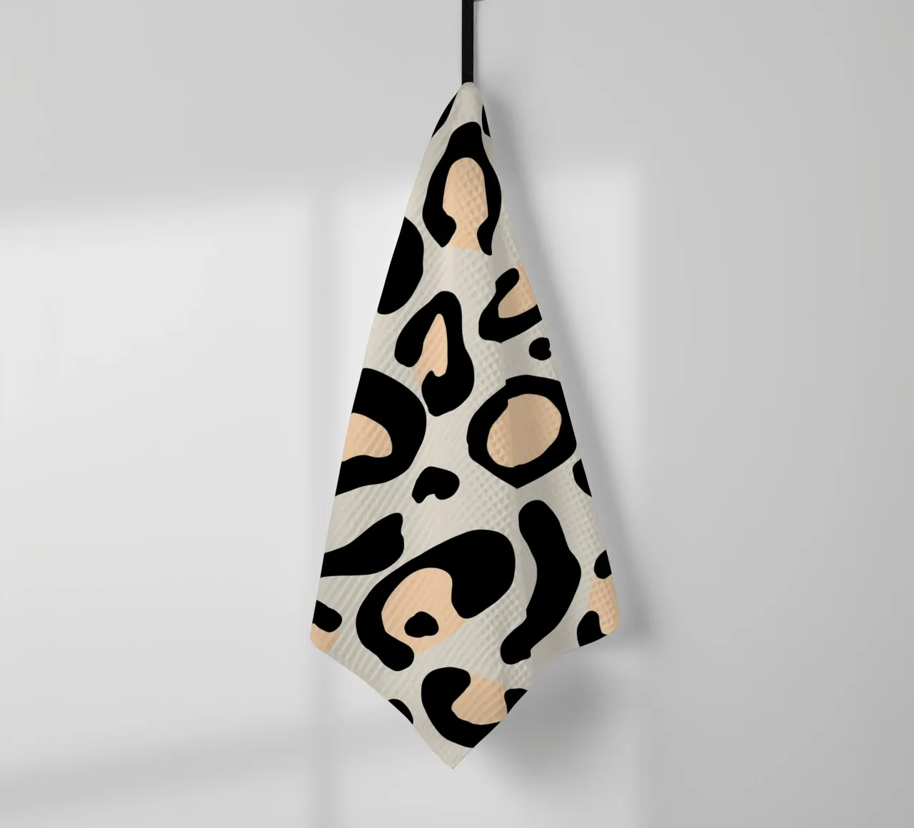 Leopard I tea towel by BAINAI