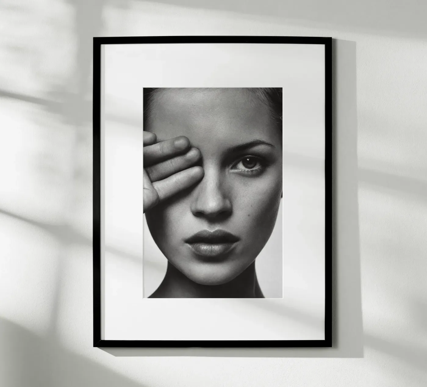 Kate Moss Face poster by Ericammes