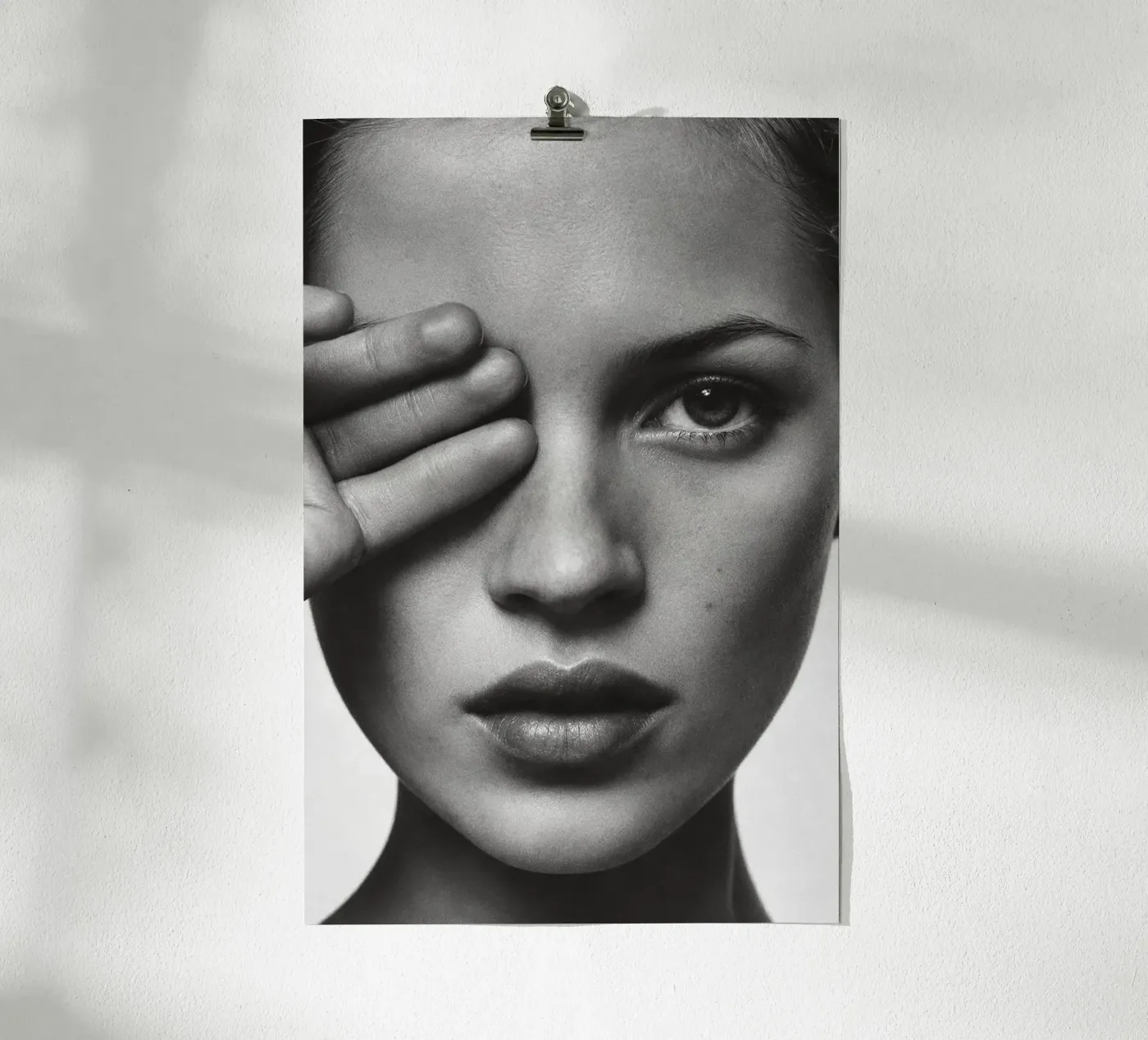 Kate Moss Face poster by Ericammes