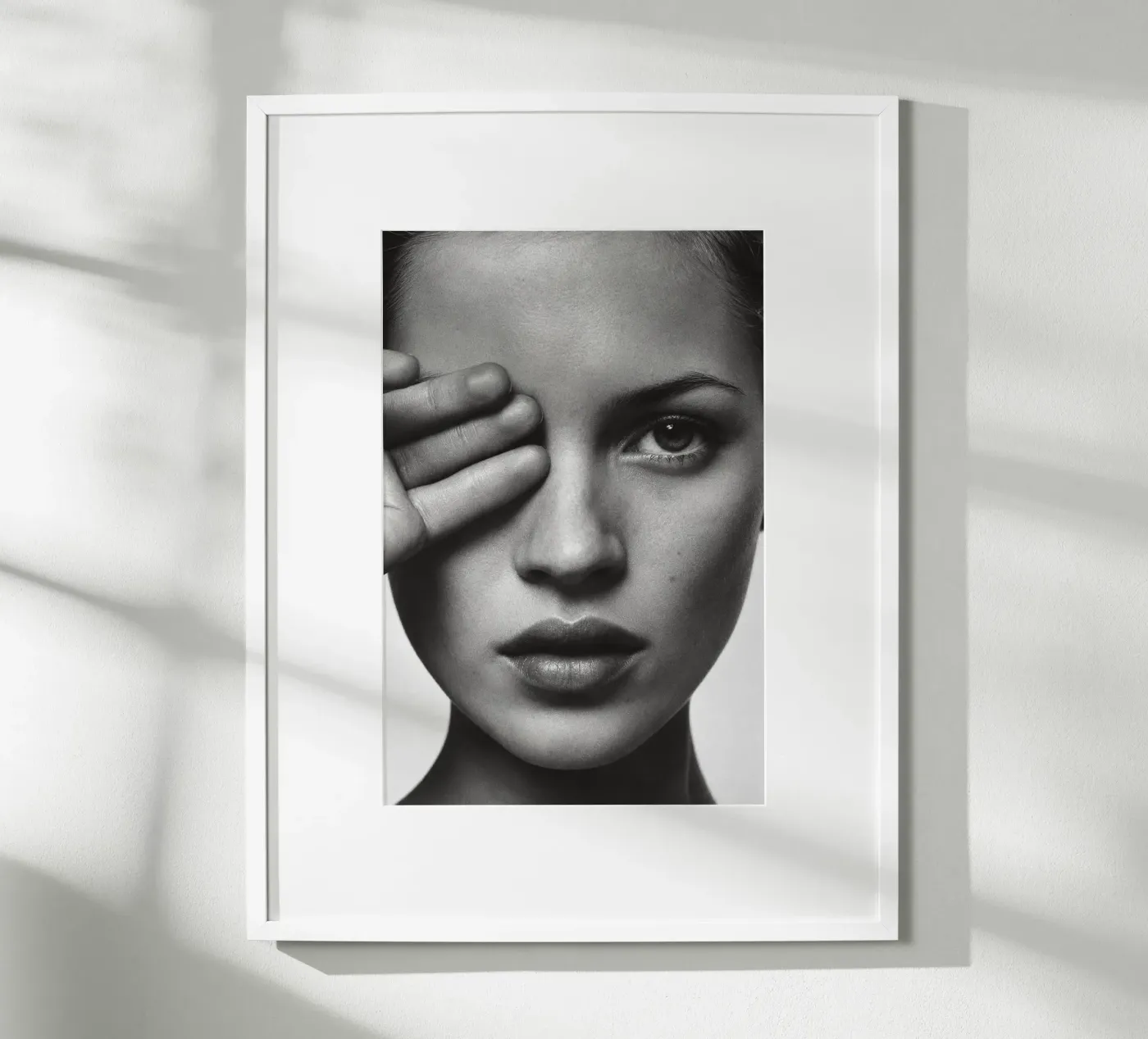 Kate Moss Face poster by Ericammes