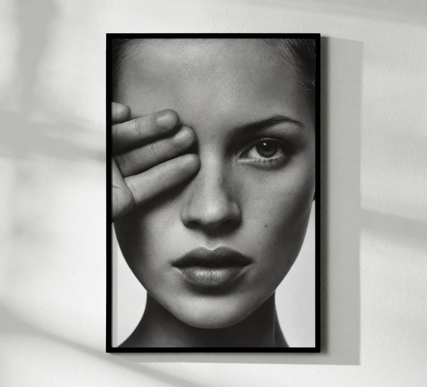 Kate Moss Face poster by Ericammes