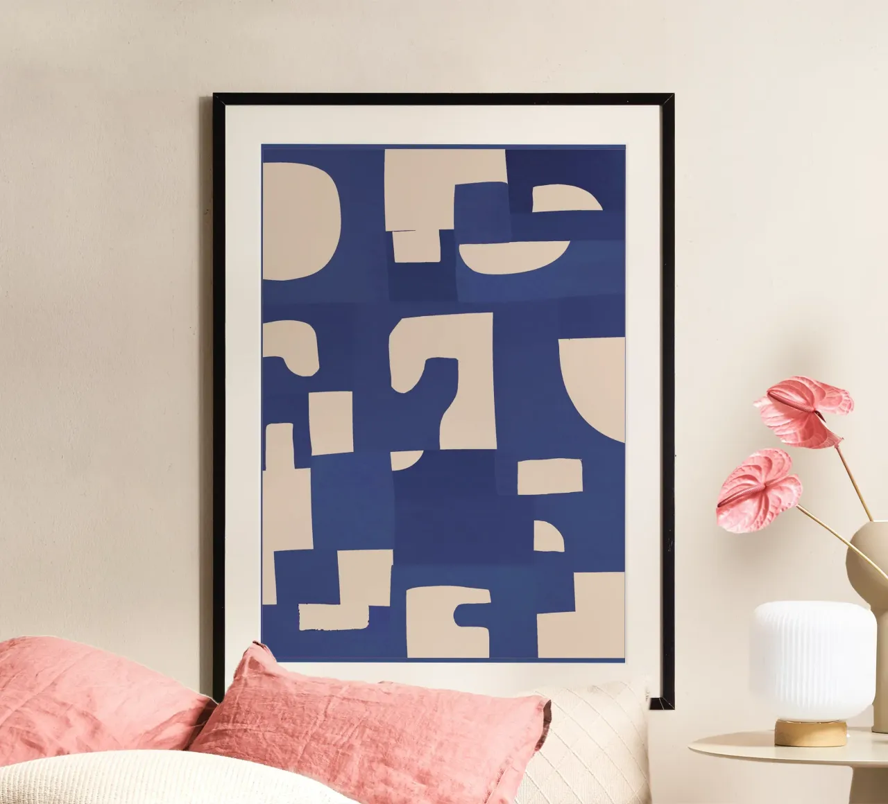 Minimalista 140 poster con telaio in plastica da Gaite