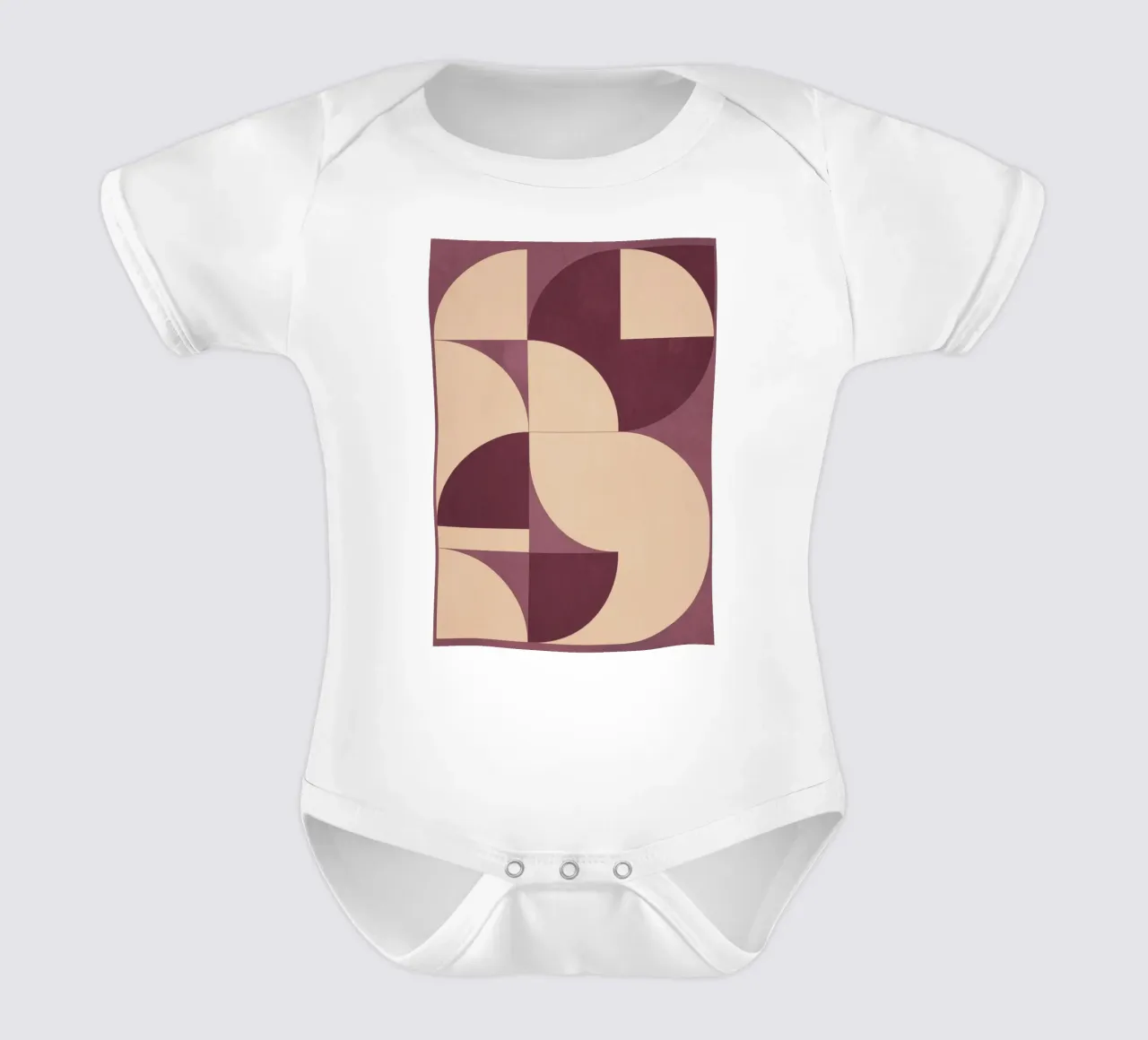 Forme geometriche moderne 53 body neonato maniche corte da Gaite