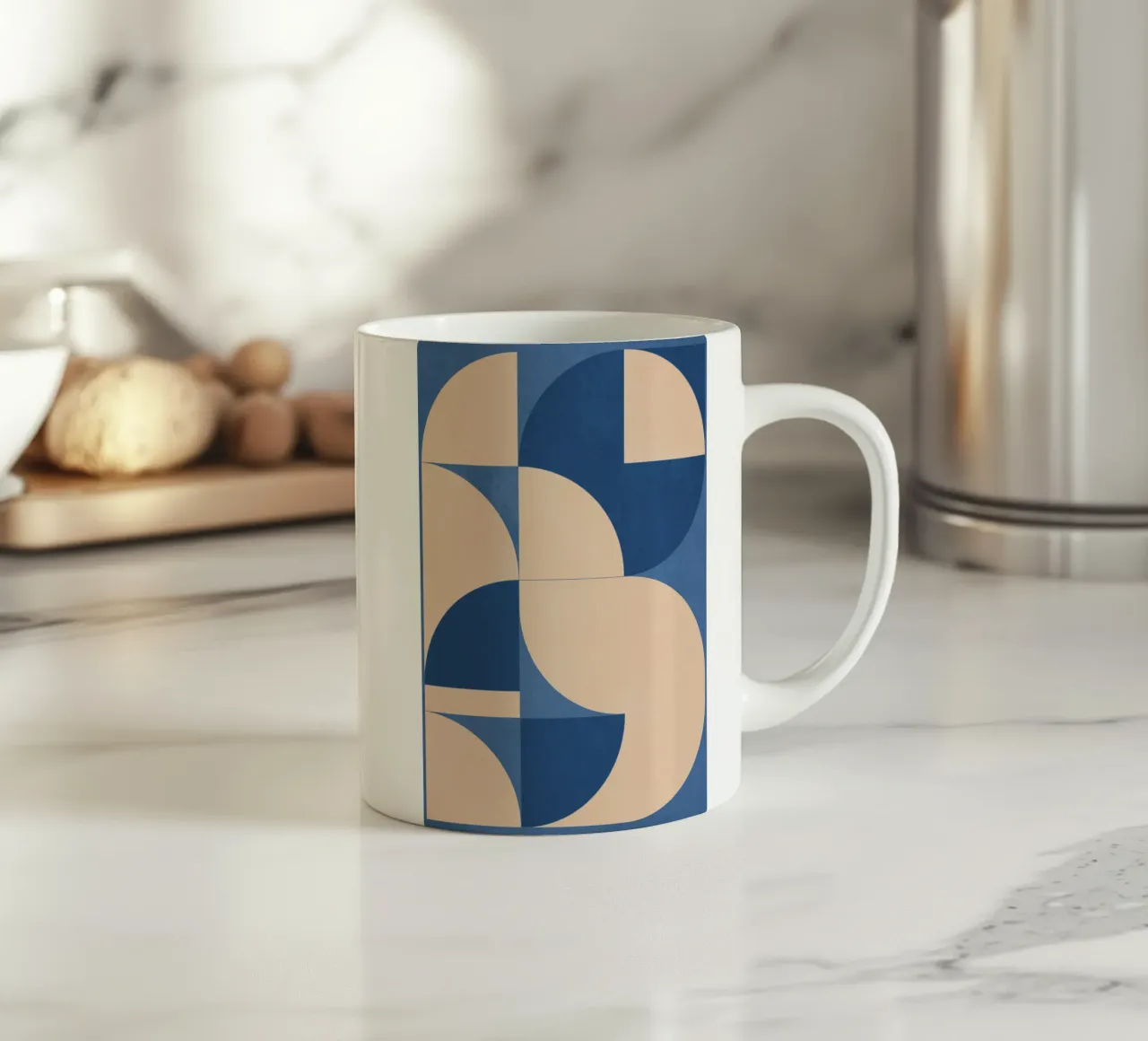 Forme geometriche moderne 55 tazza in ceramica da Gaite