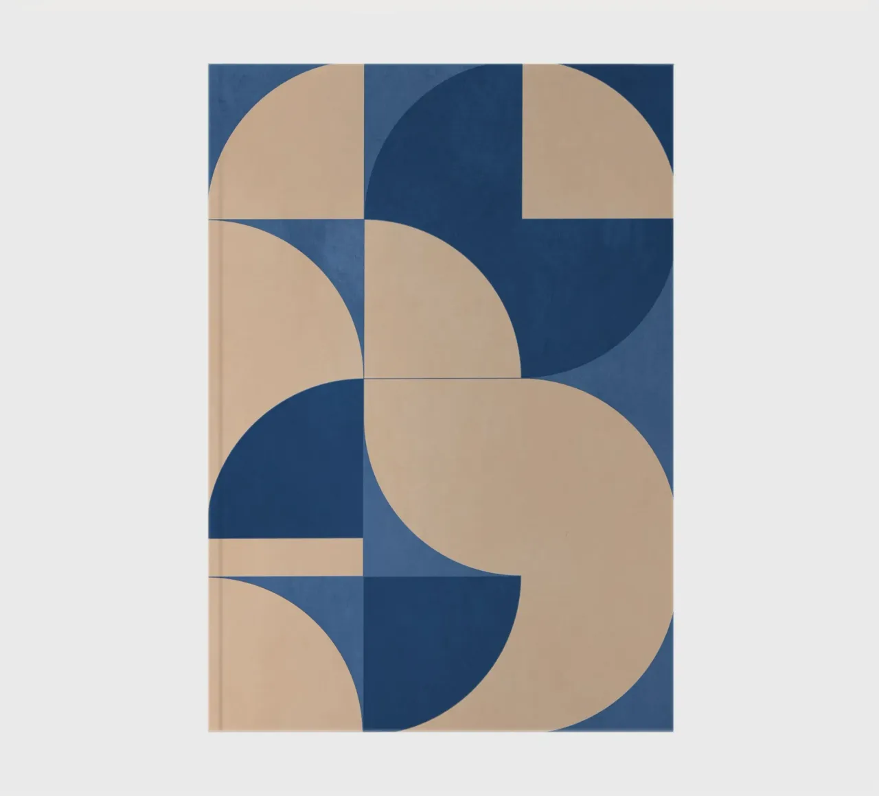 Modern geometric shapes 55 notebook by Gaite