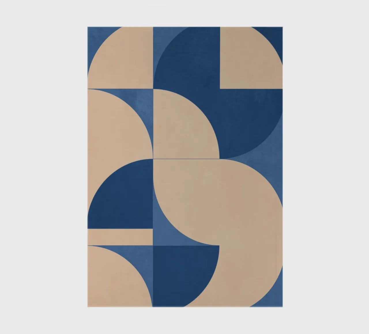 Modern geometric shapes 55 notebook by Gaite