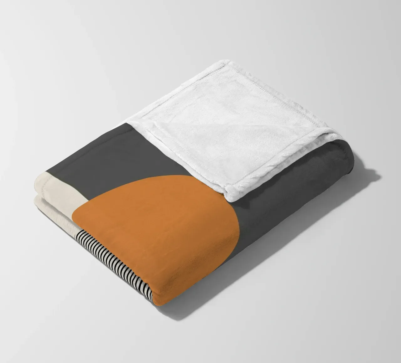 Gatti e puntini - Luna coperta in pile da The Artcircle