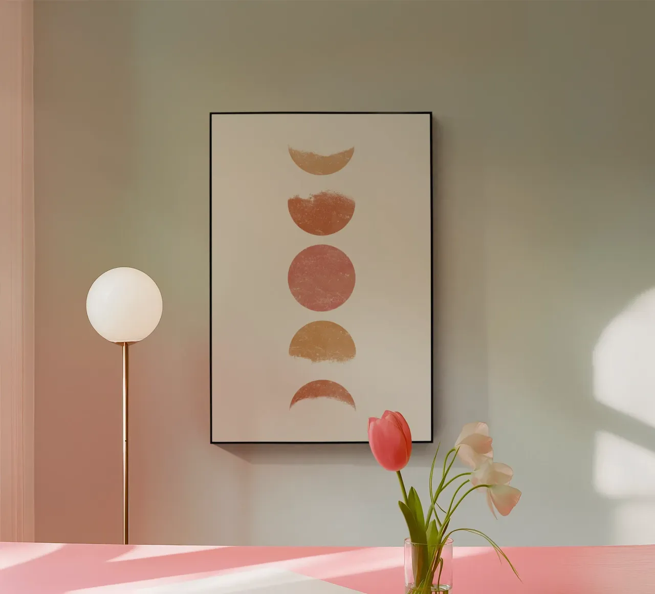 Gatti e puntini - Lune 01 plexiglass da The Artcircle