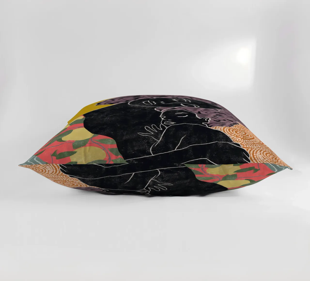 Cats & Dotz - Mother and Daughter 01 decorative cushion by The Artcircle