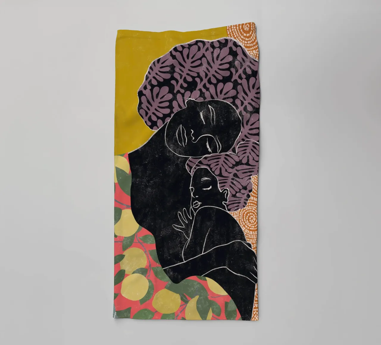 Cats & Dotz - Mutter und Tochter 01 Handtuch von The Artcircle