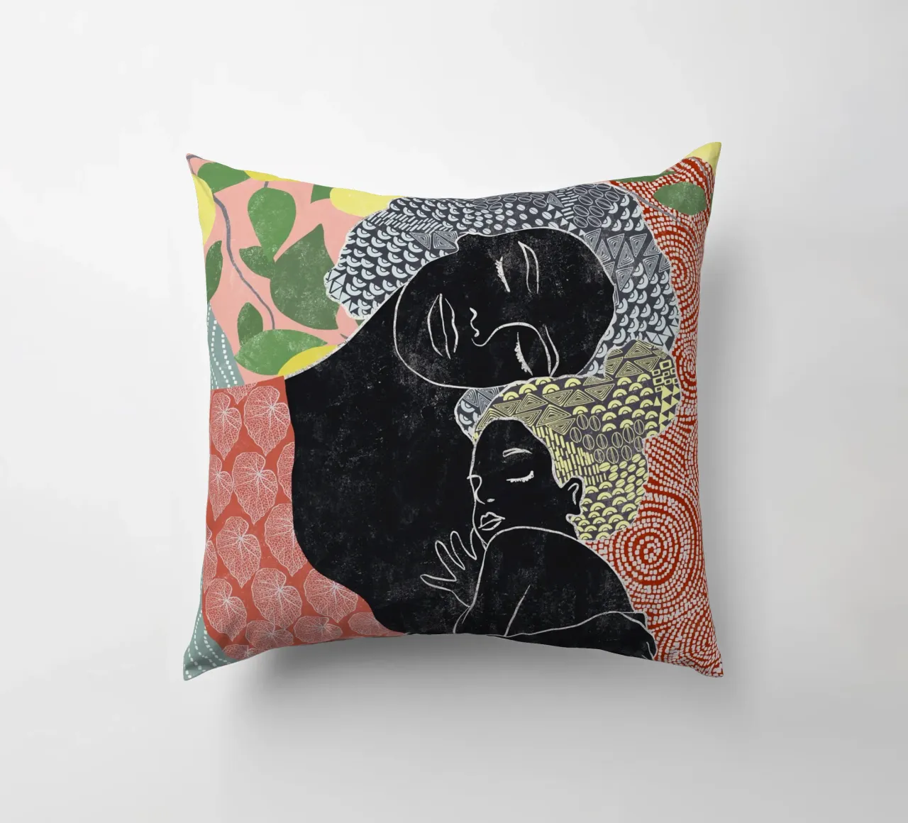 Cats & Dotz - Madre e figlia 02 cuscino da The Artcircle