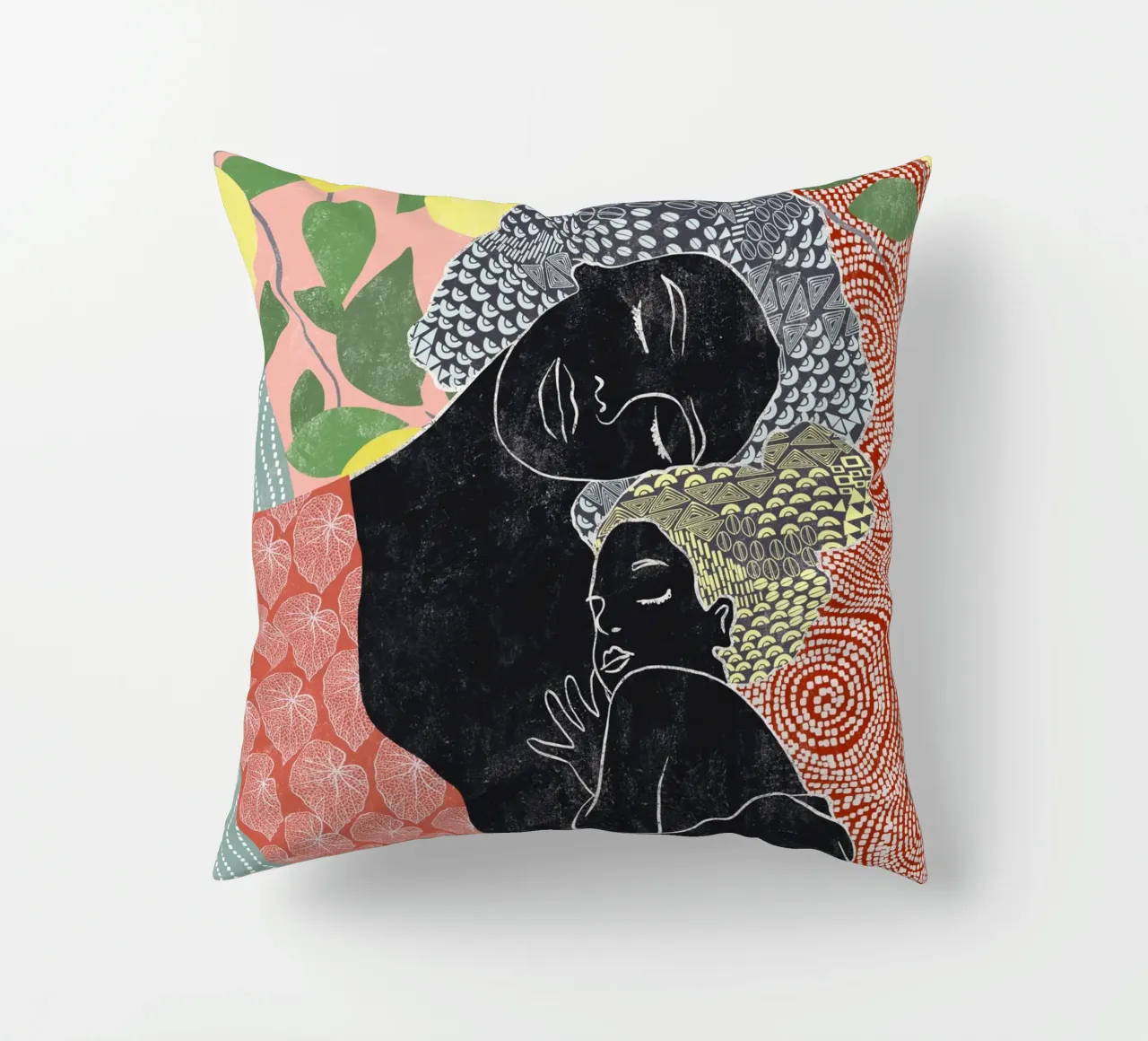 Cats & Dotz - Madre e figlia 02 cuscino da The Artcircle