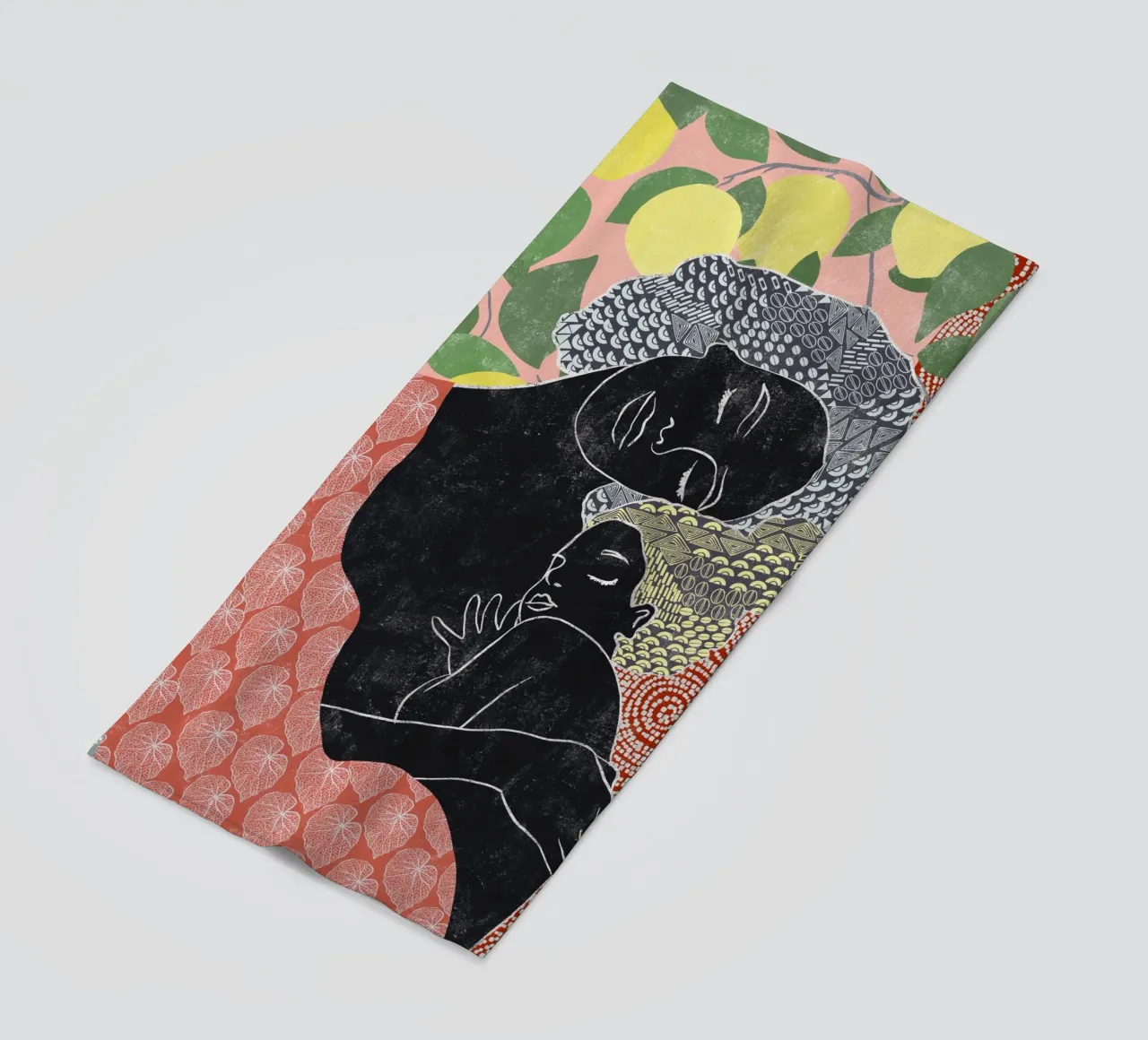 Cats & Dotz - Madre e figlia 02 telo mare da The Artcircle
