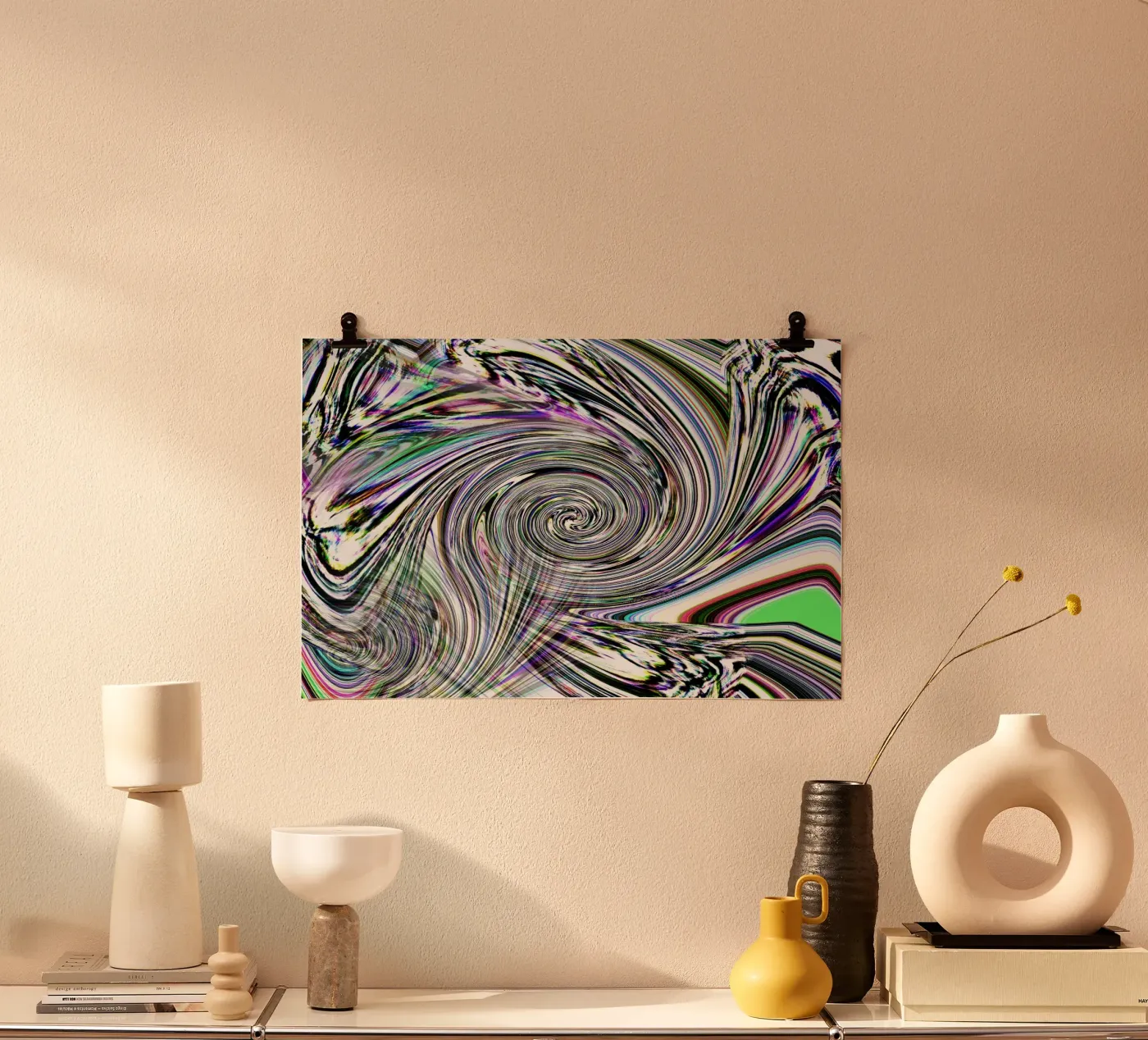 Cosmic vortex poster da ZeebArtGallery