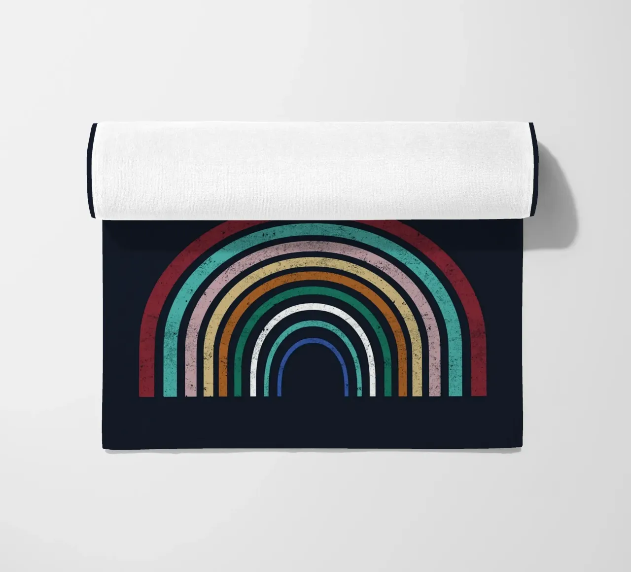 Gatti e puntini - Arcobaleno 03 telo mare da The Artcircle