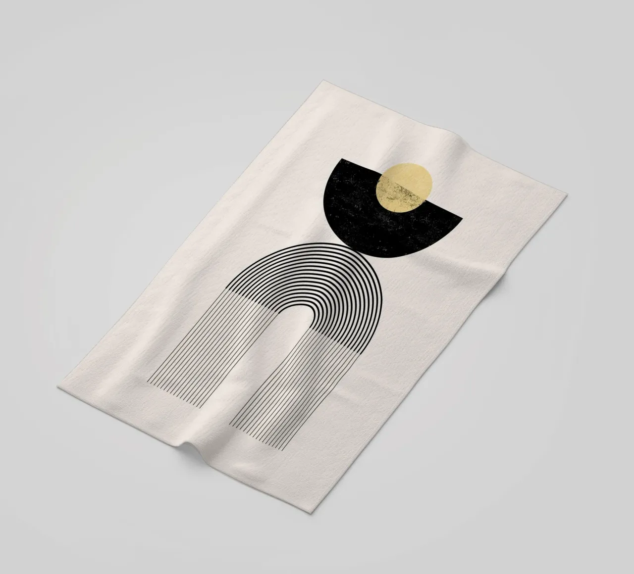 Cats & Dotz - Arcobaleno d'oro 04 telo mare da The Artcircle