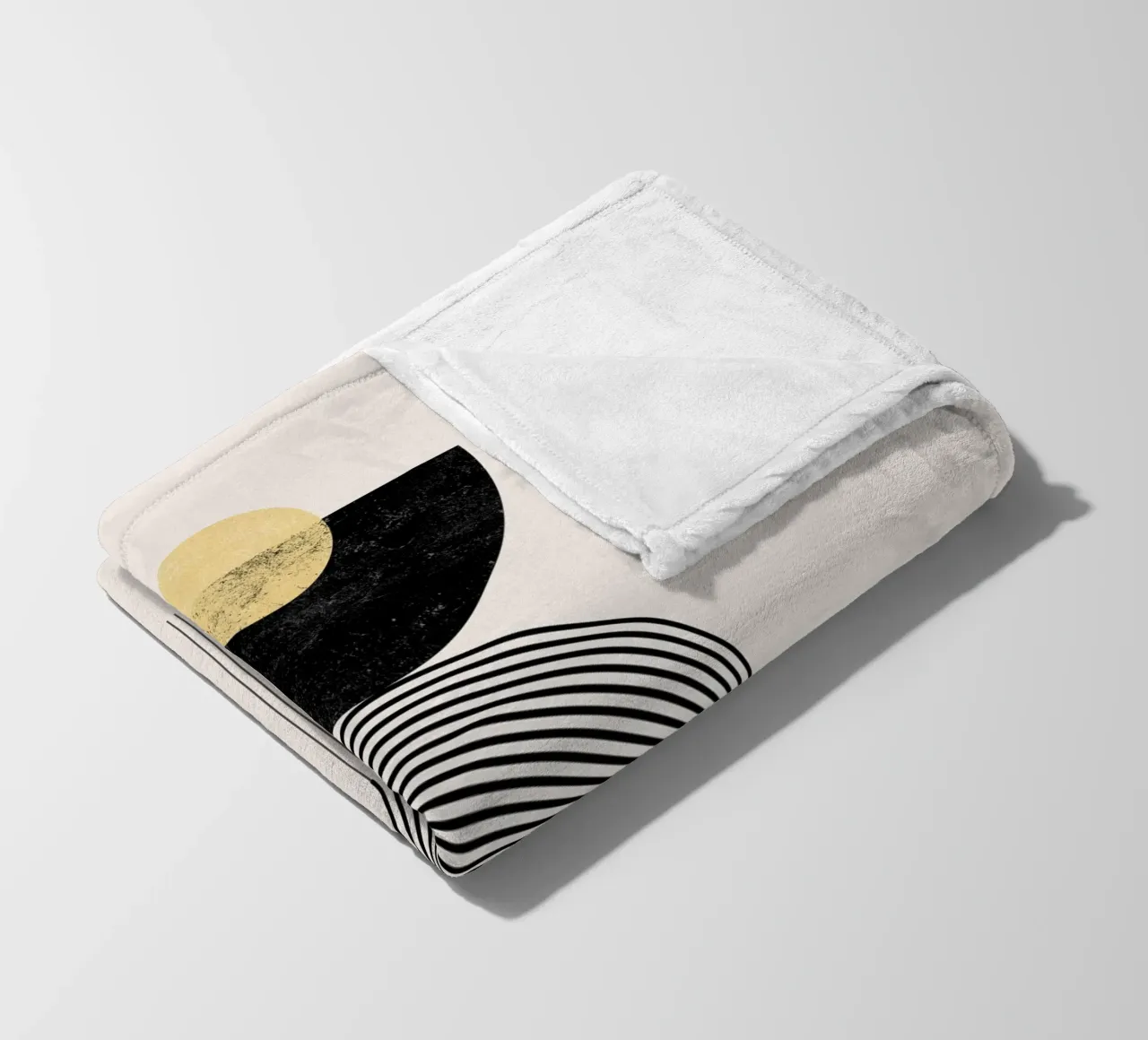 Cats & Dotz - Arcobaleno d'oro 04 coperta in pile da The Artcircle