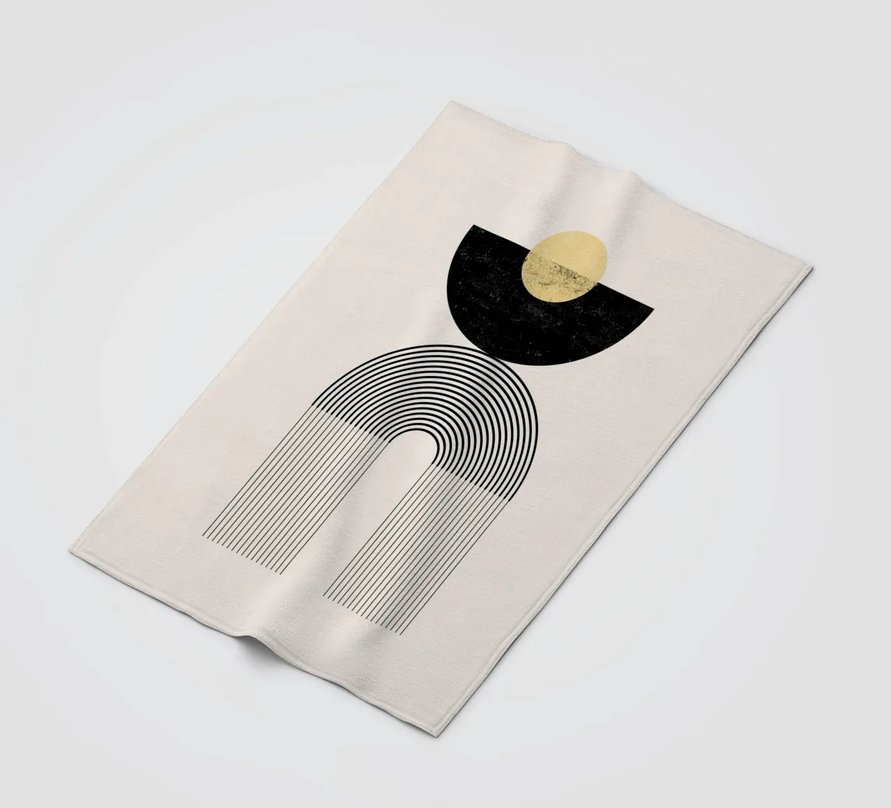 Cats & Dotz - Arcobaleno d'oro 04 coperta in pile da The Artcircle