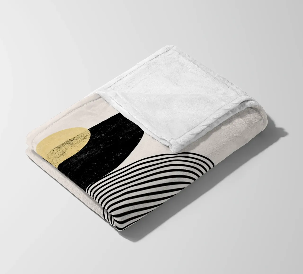 Cats & Dotz - Arcobaleno d'oro 04 coperta in pile da The Artcircle
